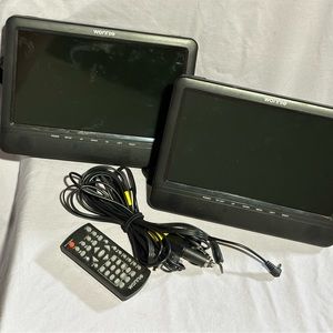 Wonnie 10” Portable Dual DVD Player